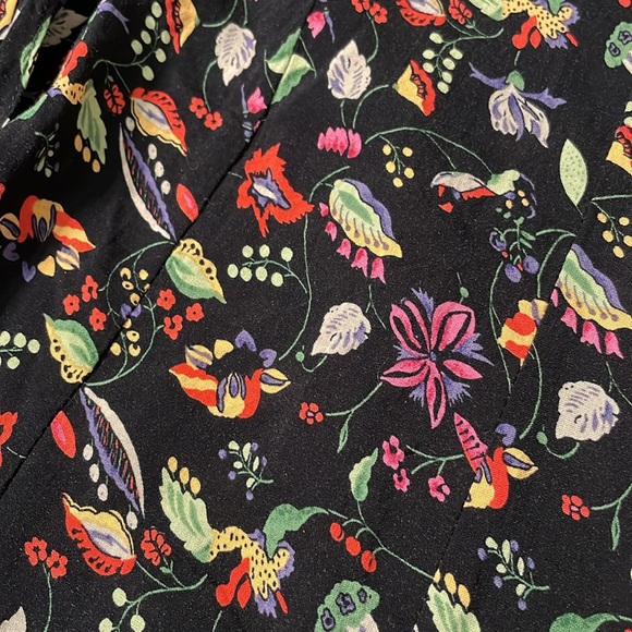 Conversations by Anthropologie button front floral blouse - Picture 7 of 7
